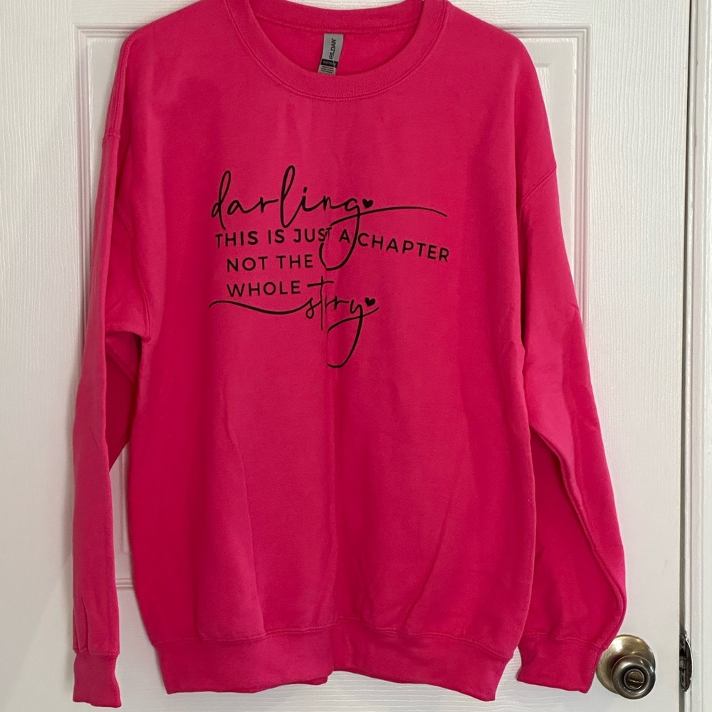 Treasure Lilly pink sweatshirt Size L NWT